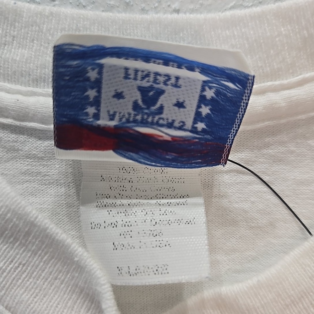VTG Bart Simpson Mens XL Gulf War Boot‎ DIY T Shirt White Iraq Single Stitch USA - Picture 5 of 10